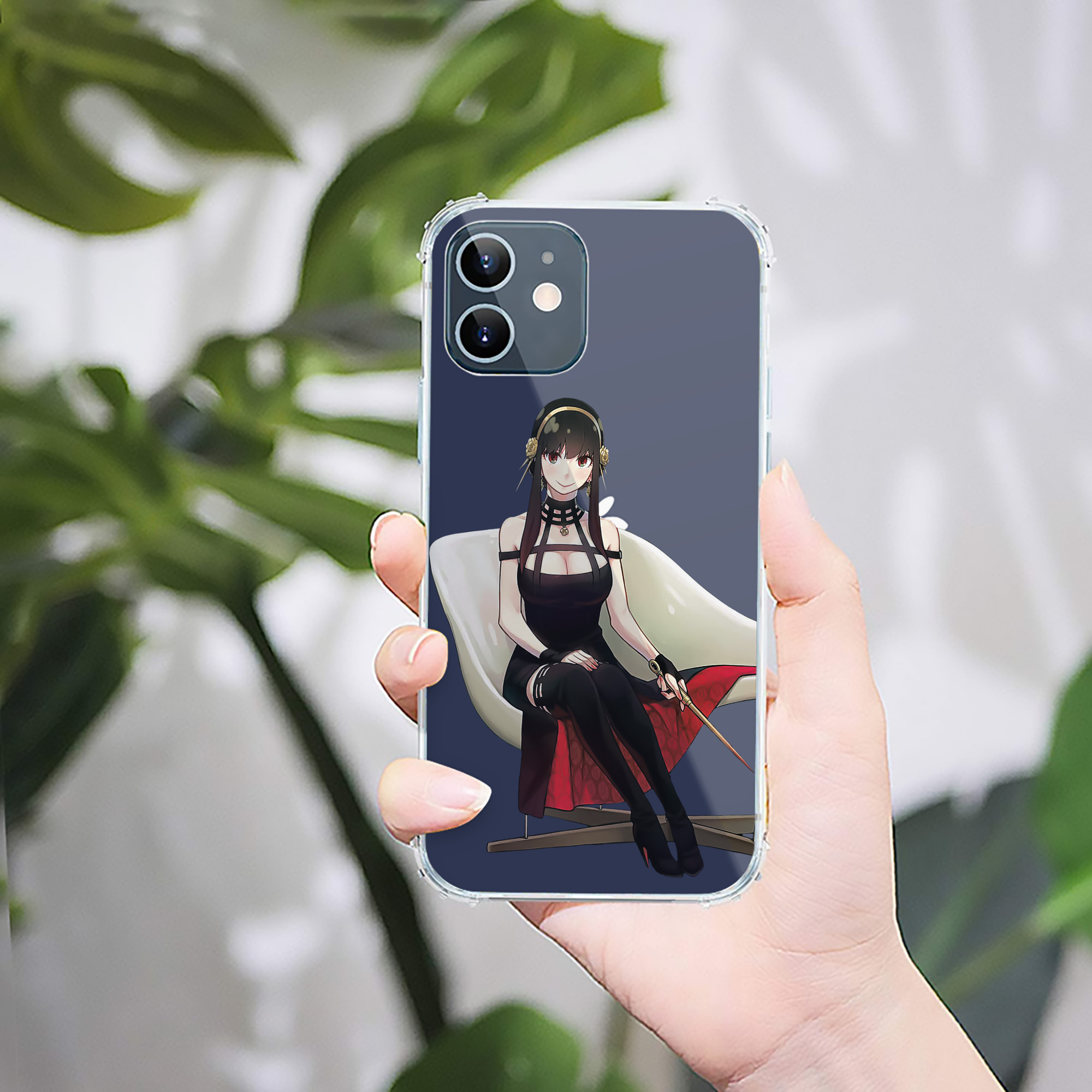 （画像用） SPY×FAMILY间谍家家酒 【iPhone 12シリーズ対応】透明スマホケース（クリアソフトケース）